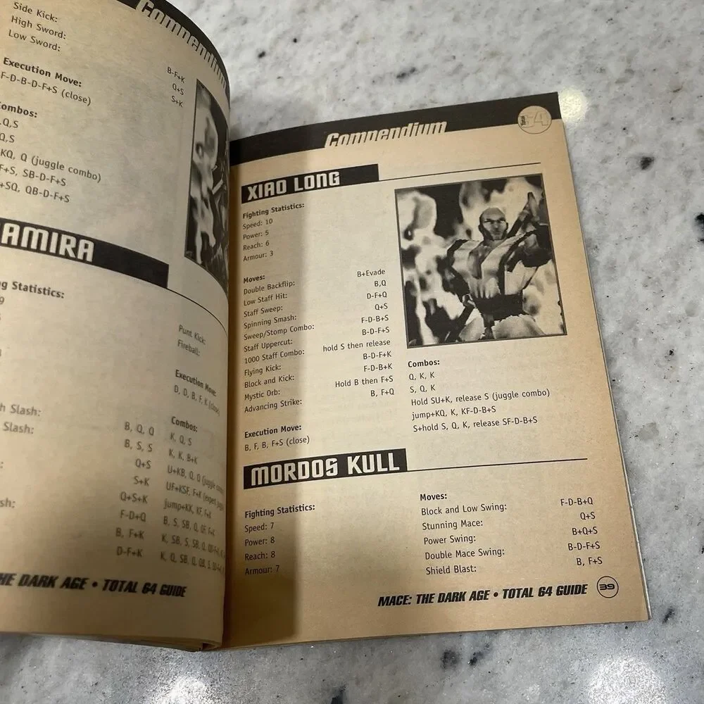 The Complete Nintendo 64 Fighters Bible Cheat Moves Book Guide Rare Total 64